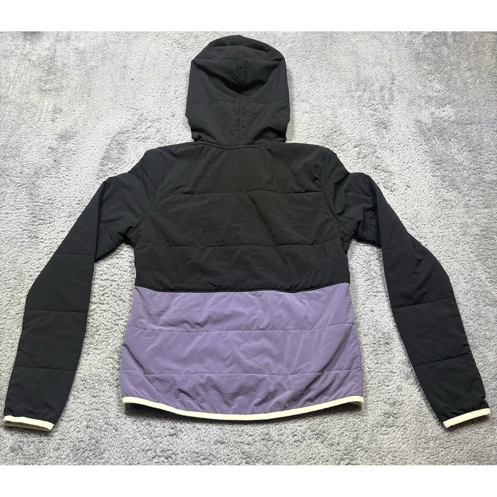 The North Face Mountain Sweatshirt Pullover Womens XS Black Purple Hoodie Casual - Picture 2 of 12